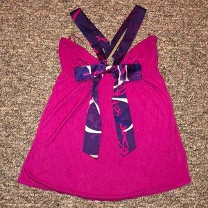 Express Halter Babydoll Tank